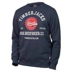 Sweatshirt Beef Beer Co Indigo Recycled Cotton - timberjacks.store