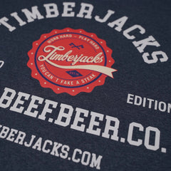 Sweatshirt Beef Beer Co Indigo Recycled Cotton - timberjacks.store