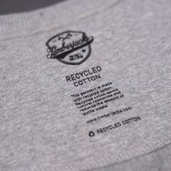 Sweatshirt Patch Ash Grey Recycled Cotton - timberjacks.store