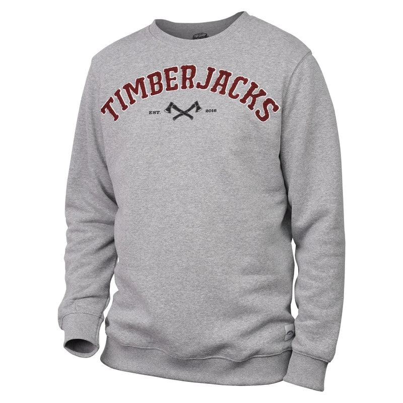 Sweatshirt Patch Ash Grey Recycled Cotton - timberjacks.store