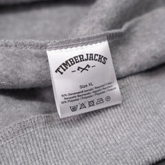Sweatshirt Patch Ash Grey Recycled Cotton - timberjacks.store