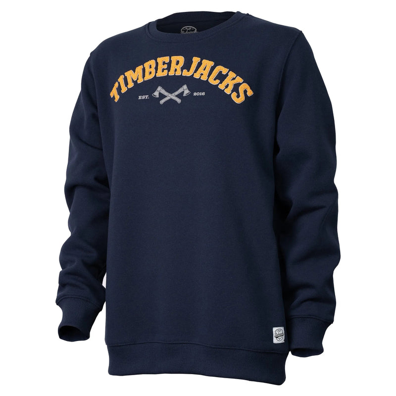 Sweatshirt Patch Dark Navy Recycled Cotton - timberjacks.store