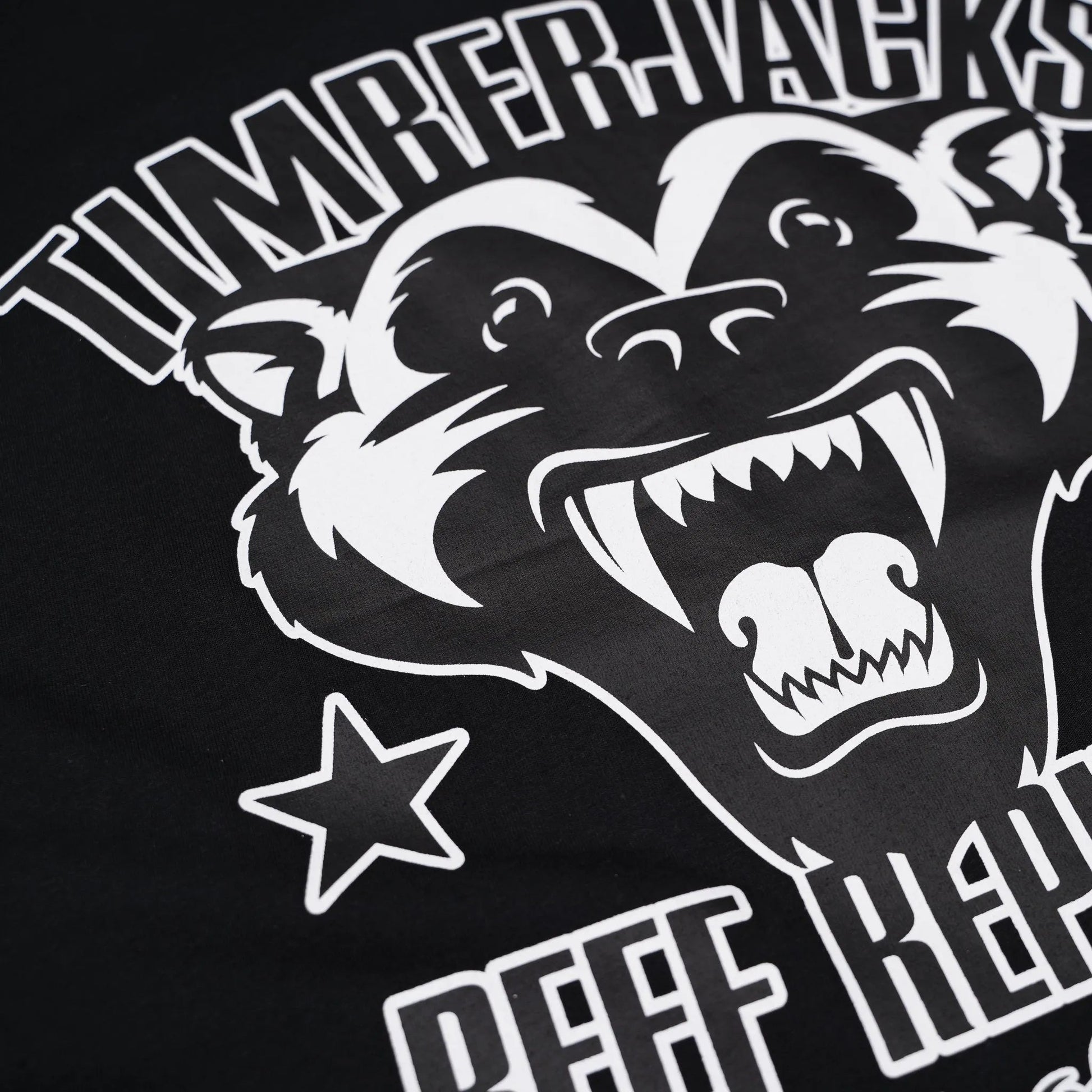 T-Shirt Badger Men Nero Recycled Cotton - timberjacks.store