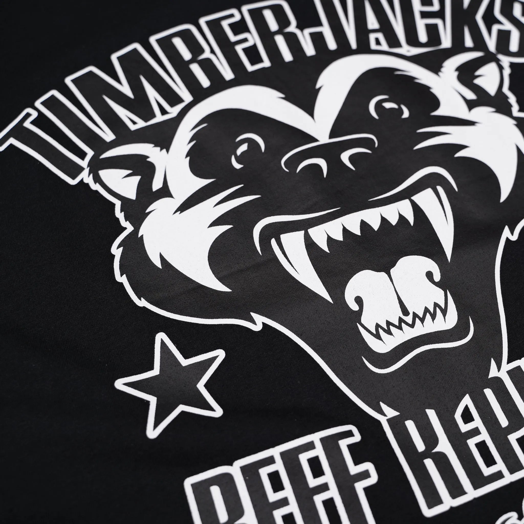 T-Shirt Badger Men Nero Recycled Cotton - timberjacks.store