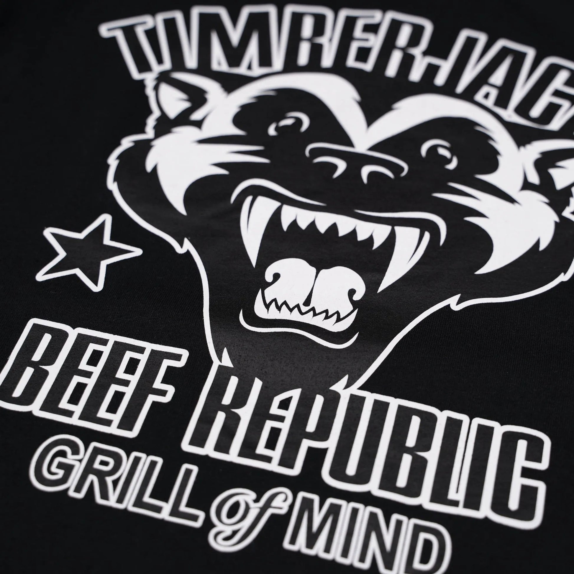 T-Shirt Badger Women Nero Recycled Cotton - timberjacks.store