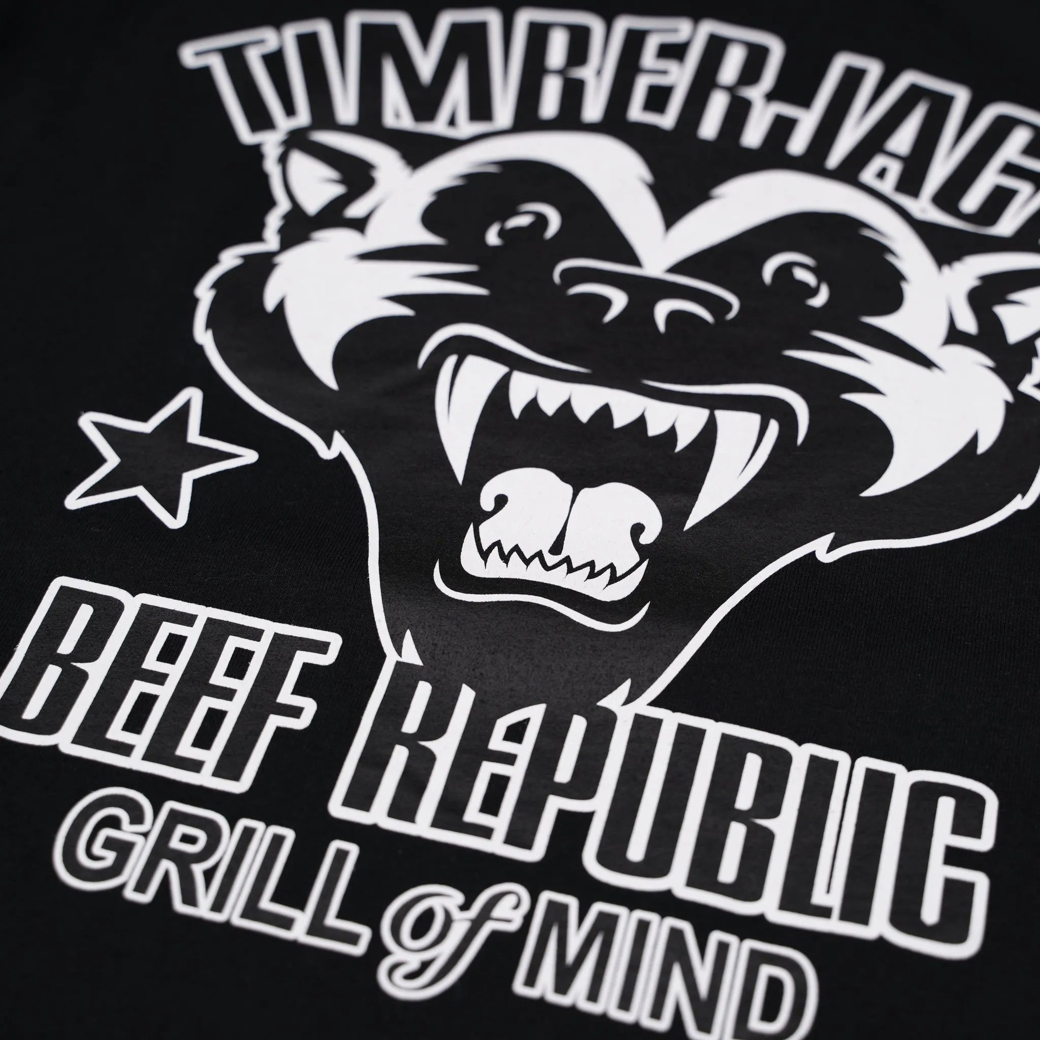 T-Shirt Badger Women Nero Recycled Cotton - timberjacks.store