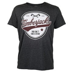 T-Shirt Can´t Fake Men Charcoal - timberjacks.store