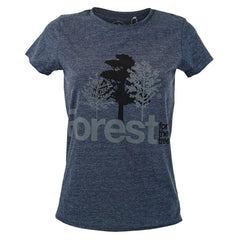 T-Shirt Forest for the trees Women Navy - timberjacks.store