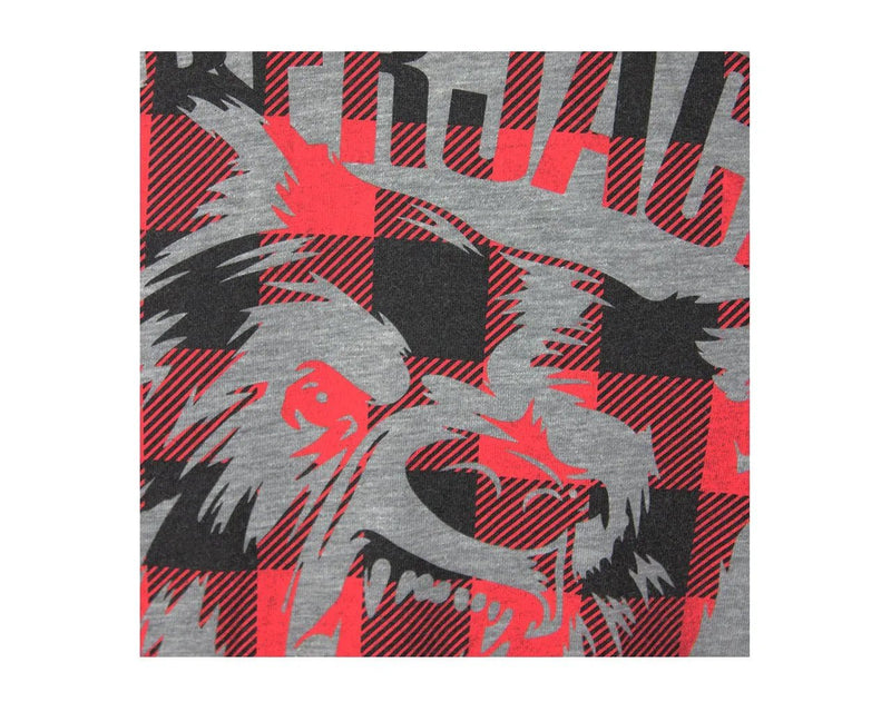T-Shirt Grizzly Men Grey Check - timberjacks.store
