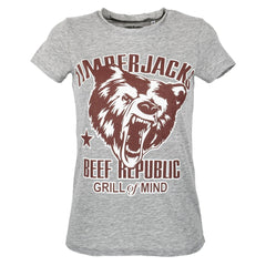T-Shirt Grizzly Women Grey - timberjacks.store