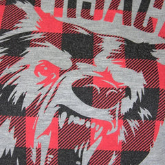 T-Shirt Grizzly Women Grey Check - timberjacks.store