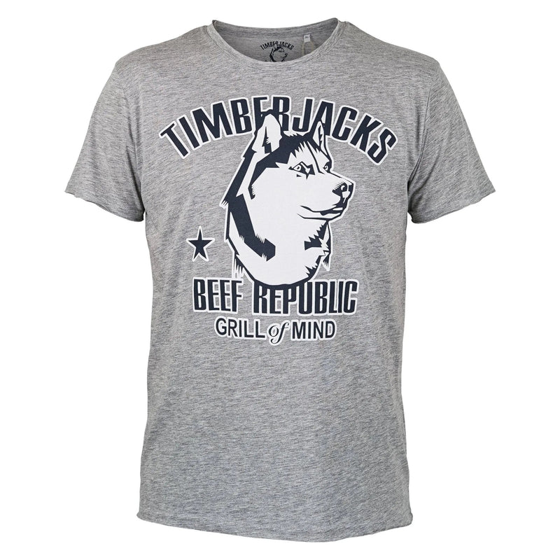 T-Shirt Husky Men Grey - timberjacks.store