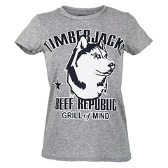 T-Shirt Husky Women Grey - timberjacks.store