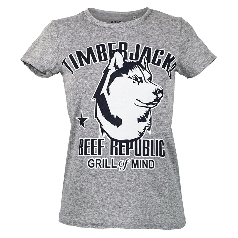 T-Shirt Husky Women Grey - timberjacks.store