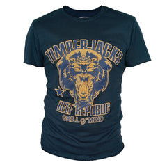 T-Shirt Mountain Lion Men Navy - timberjacks.store
