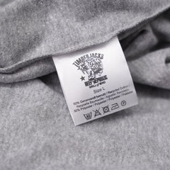 T-Shirt Tiger Men Ash Grey Recycled Cotton - timberjacks.store