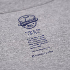 T-Shirt Tiger Men Ash Grey Recycled Cotton - timberjacks.store