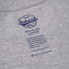 T-Shirt Tiger Women Ash Grey Recycled Cotton - timberjacks.store