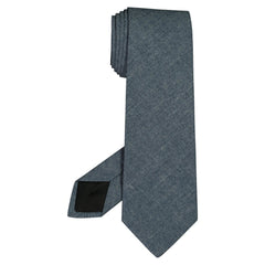 Tie Chambray Blue | Krawatte - timberjacks.store