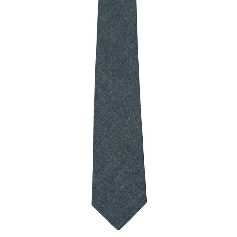 Tie Chambray Blue | Krawatte - timberjacks.store