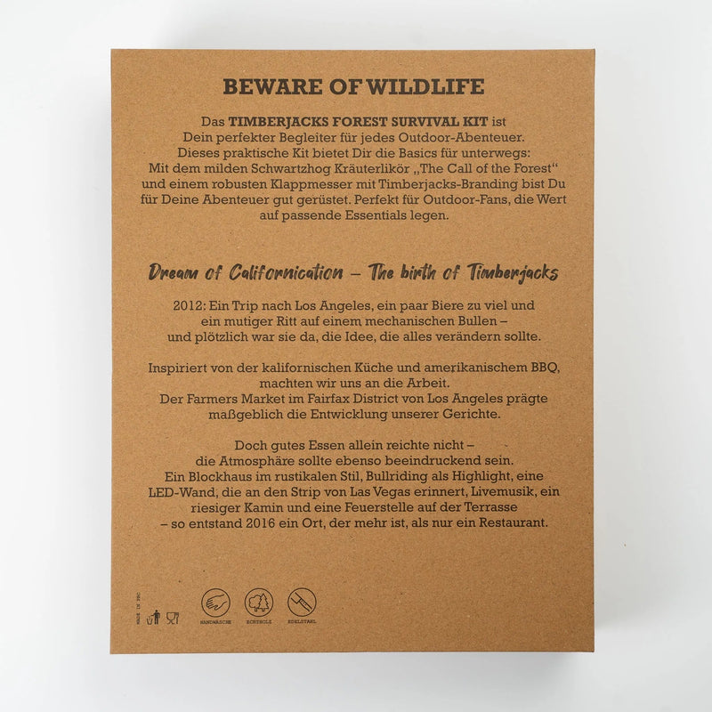 Timberjacks Forest Survival Kit - 3 Parts - timberjacks.store