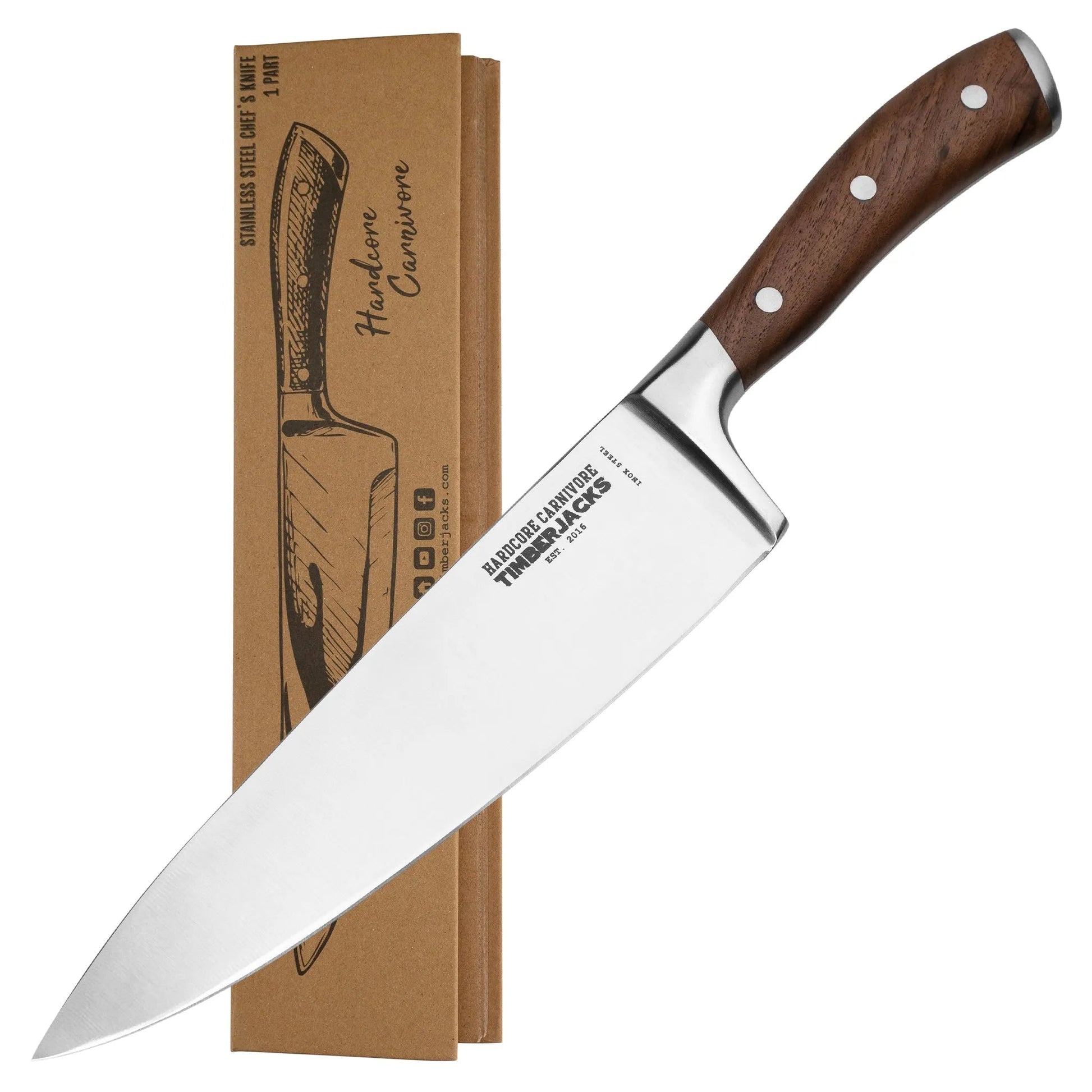 Timberjacks Stainless Steel Chef´s Knife - timberjacks.store