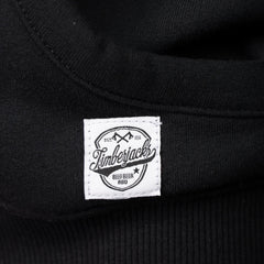 Zip Hoodie Basic Nero - timberjacks.store