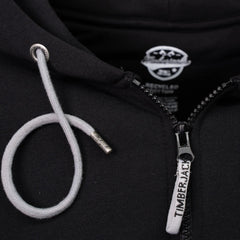 Zip Hoodie Basic Nero - timberjacks.store