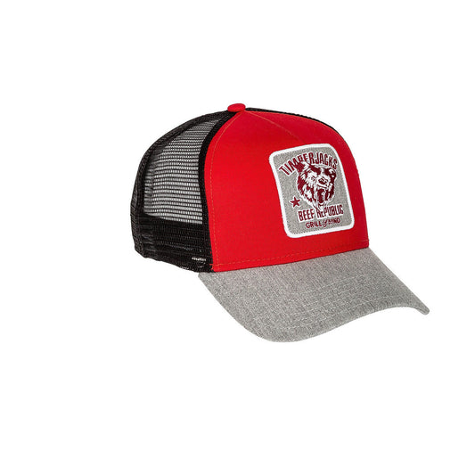 Basecap Grizzly Red/Black