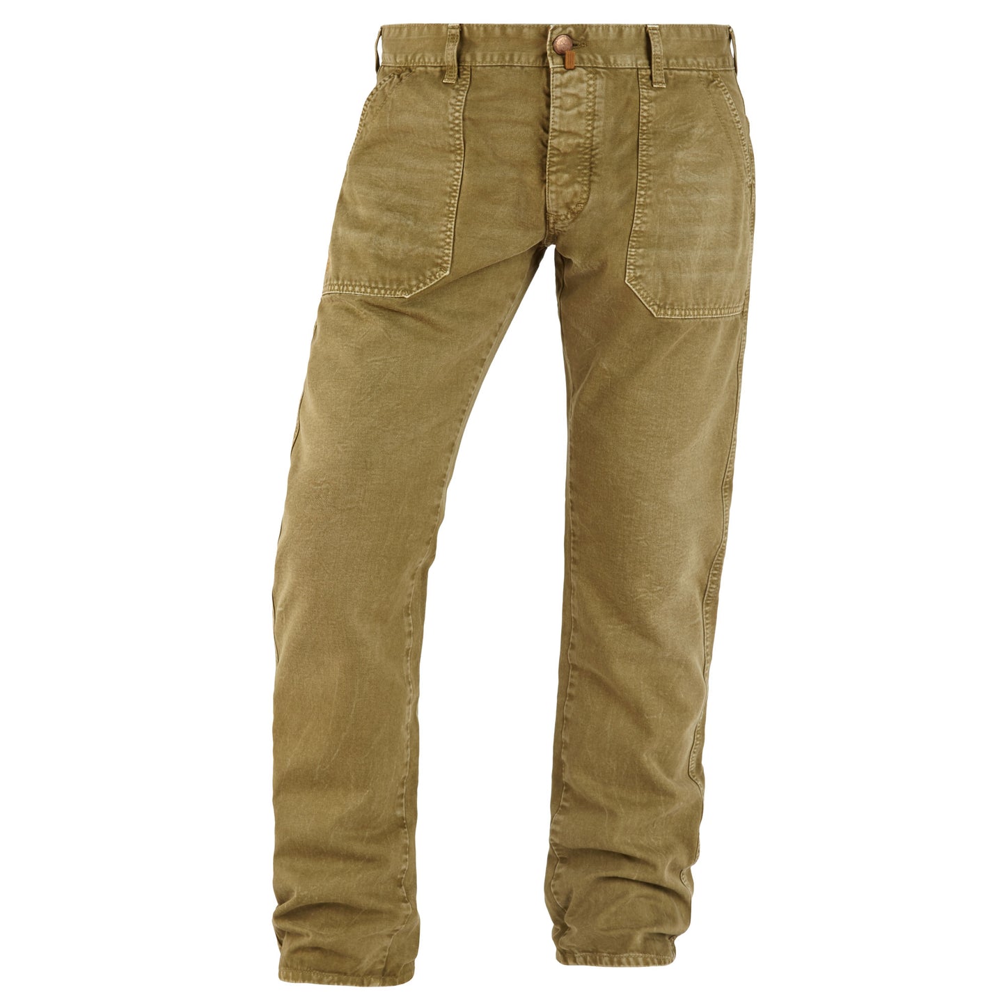 Benton Worker Brown Lt.Army | Relaxed Cut