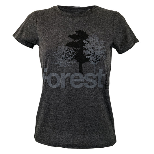 T-Shirt Forest for the trees Women Charcoal